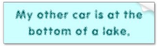 my other car 33 bumper sticker