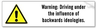warning 08 bumper sticker